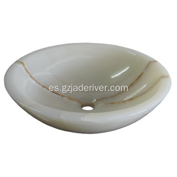 Lavabo de baño de lujo Jade Stone Lavabo